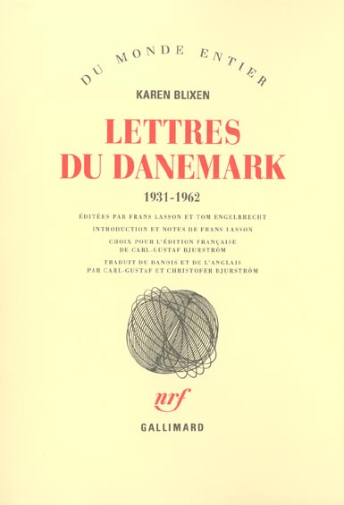 Lettres du Danemark. 1931-1962