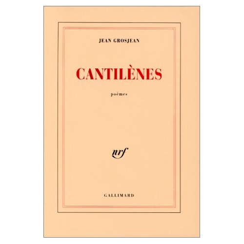 CANTILENES. Poèmes