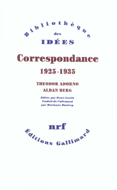 Correspondance 1925-1935