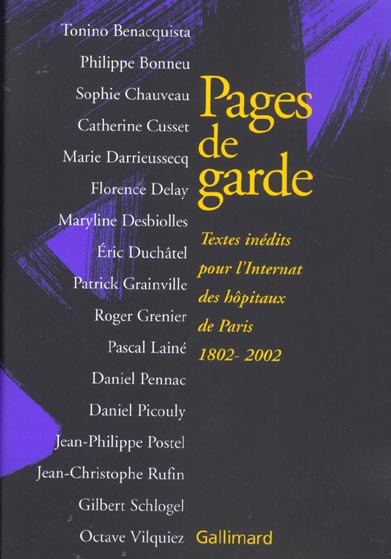 Pages de garde