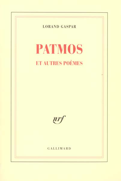 Patmos et autres poèmes