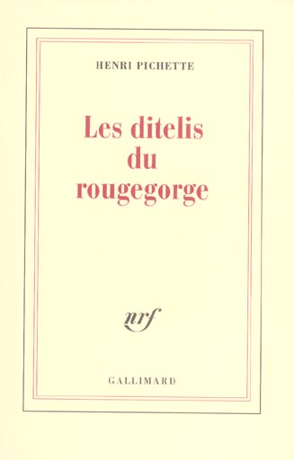 Les ditelis de rougegorge