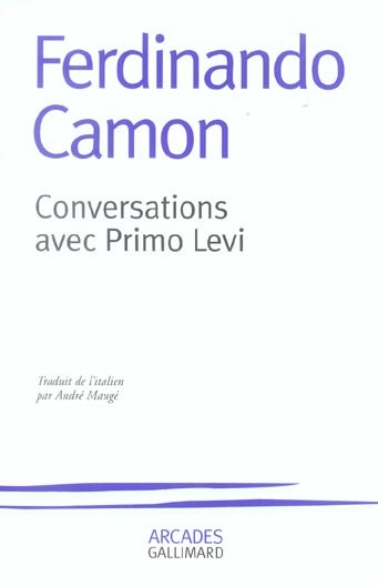Conversations avec Primo Levi