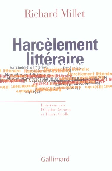 Harcèlement littéraire