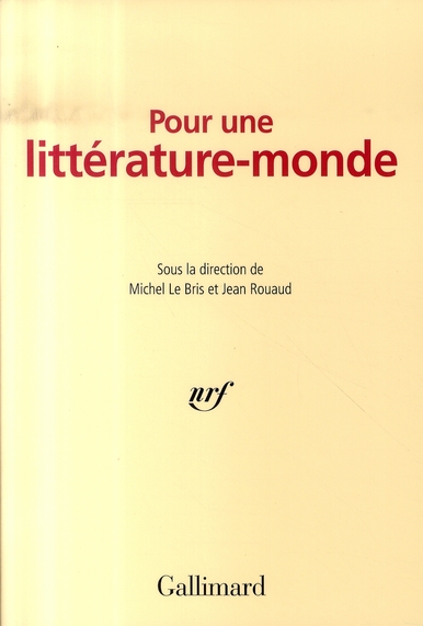 Pour une littérature-monde