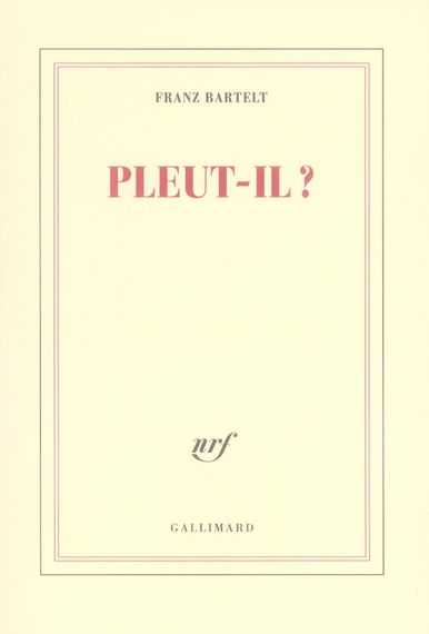 Pleut-il ?