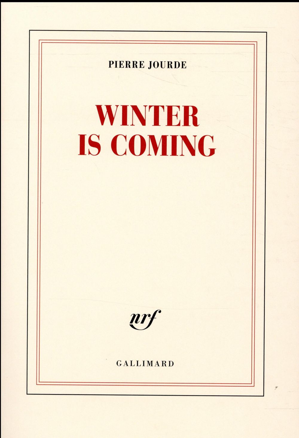 Winter is coming