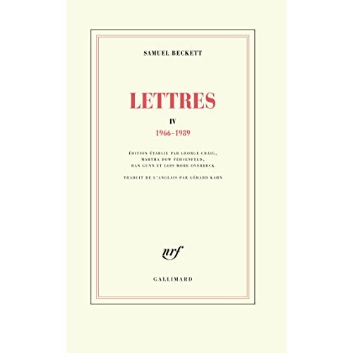 Lettres IV. (1966-1989)