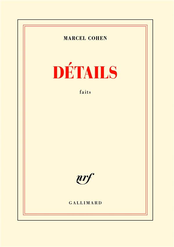 Détails Tome 1 : Faits