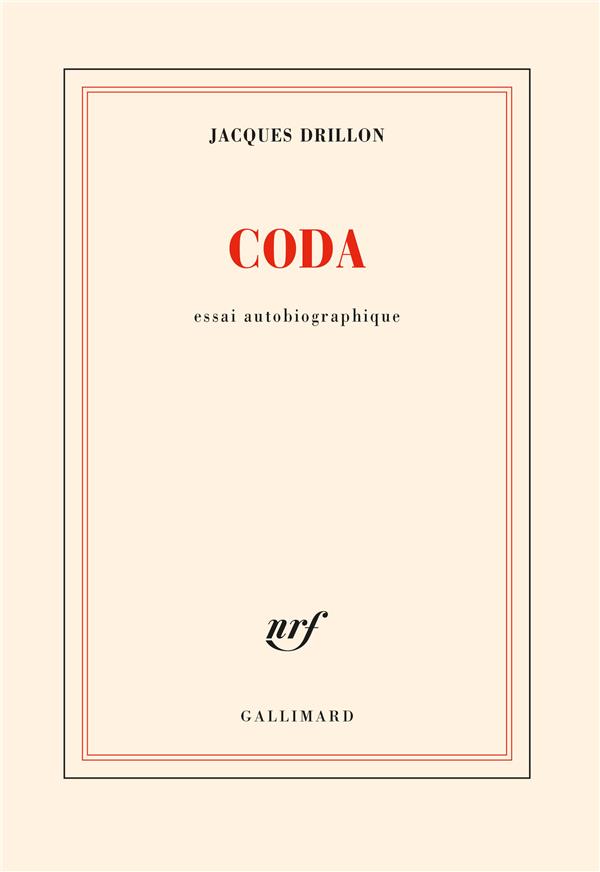 Coda. Essai autobiographique