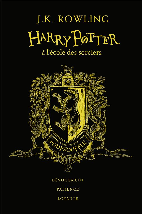 Harry Potter Tome 1 : Harry Potter à l'école des sorciers (Poufsouffle). Edition collector 20e anniv
