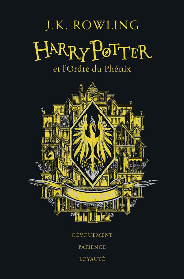 Harry Potter Tome 5 : Harry Potter et l'Ordre du Phénix (Poufsouffle). Edition collector