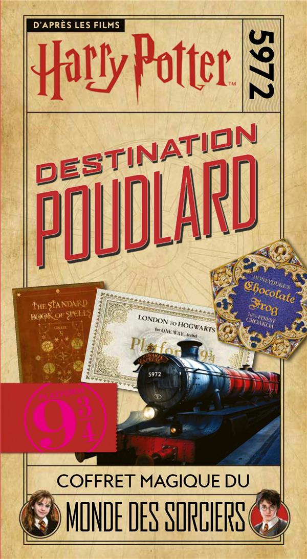 Destination Poudlard. Coffret magique du monde des sorciers - Avec un carnet ligné, un crayon, un ma