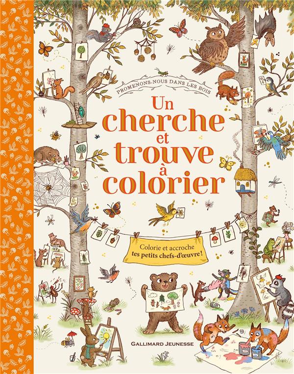 Un cherche et trouve à colorier. Colorie et accroche tes petits chefs-d'oeuvres !