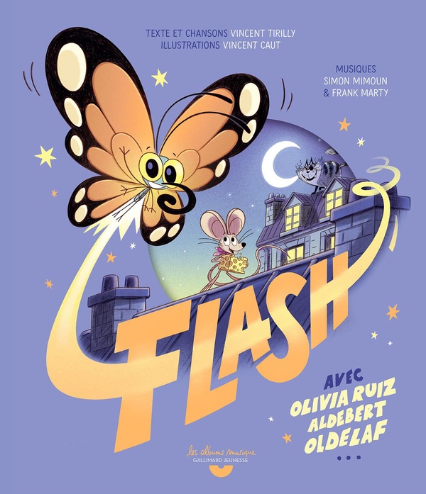 Flash, le petit papillon dont les minutes sont contées. Avec 1 CD audio 1 QR code