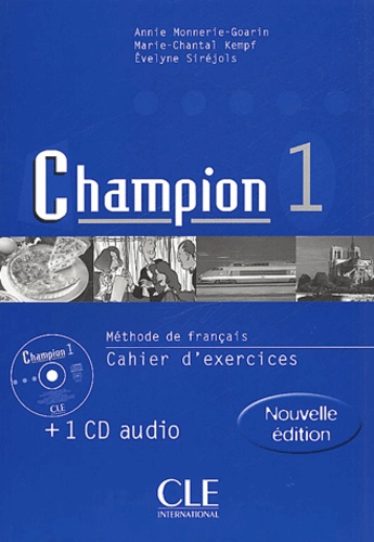 Méthode de français Champion 1. Cahier d'exercices CD Audio