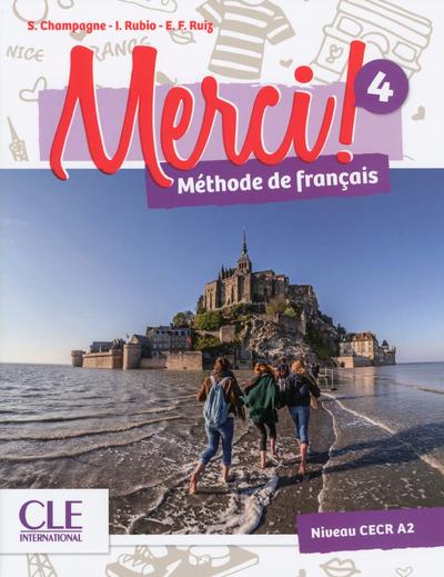 Merci ! 4 A2. Méthode de français, avec 1 DVD