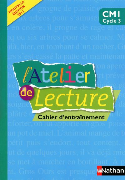Atelier de lecture CM1. Cahier d'entraînement