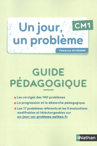 UN JOUR UN PROBLEME CM1 GUIDE PEDAGOGIQUE