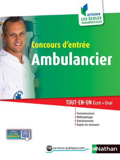 Ambulancier. Concours d'entrée