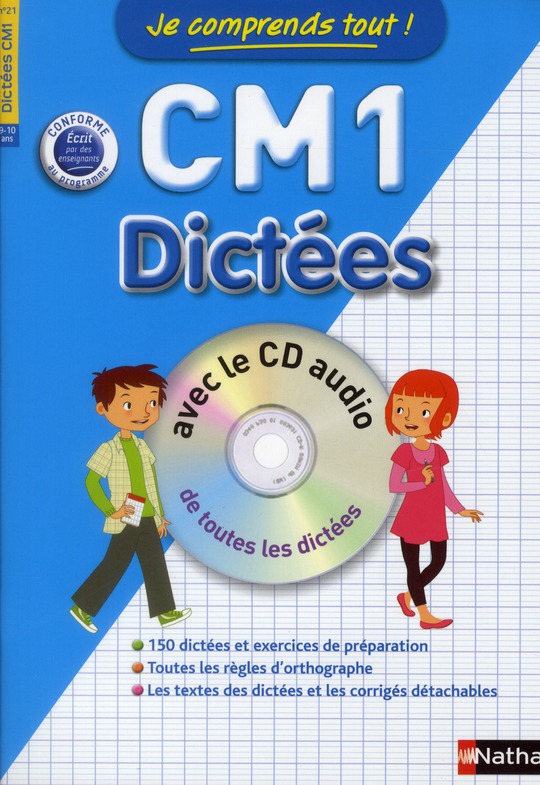 CM1 Dictées. Avec 1 CD audio