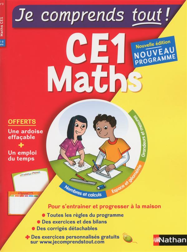 Maths CE1 Je comprends tout !