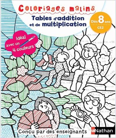 Tables d'addition et de multiplication CE2