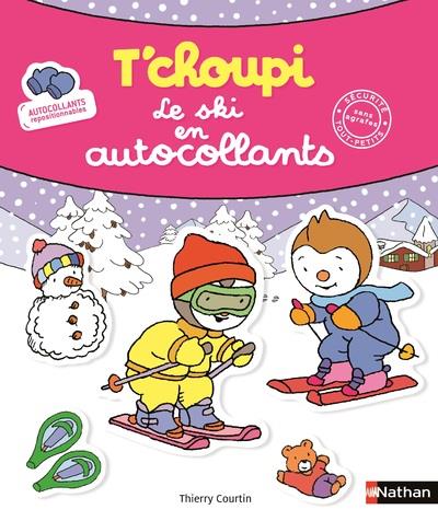 Le ski en autocollants T'choupi