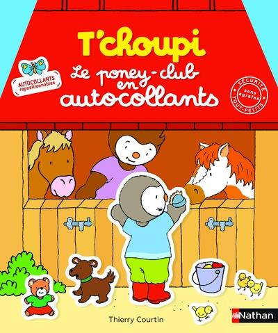 T'choupi poney-club en autocollants