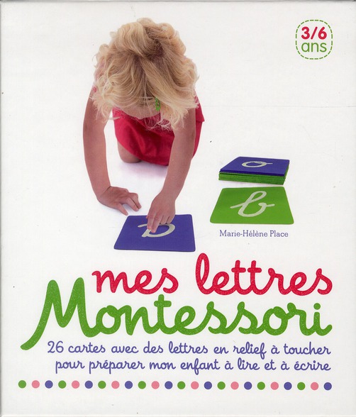 Mes lettres Montessori 3/6 ans