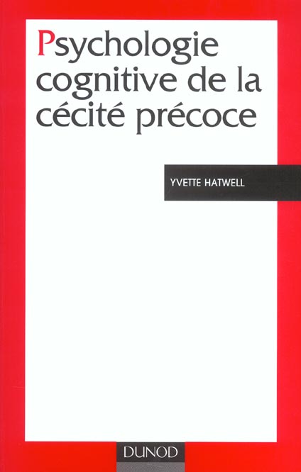 Psychologie cognitive de la cécité précoce
