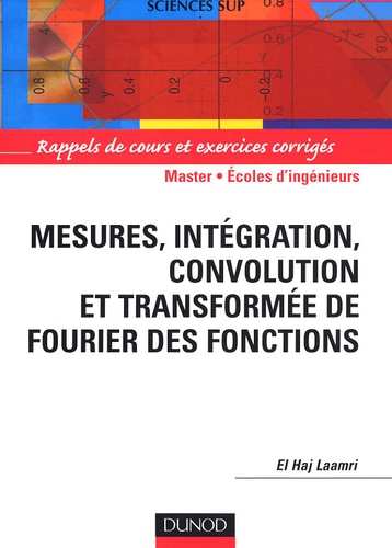 Mesures, intégration, convolution et transformée de Fourier des fonctions. Rappels de cours et exerc