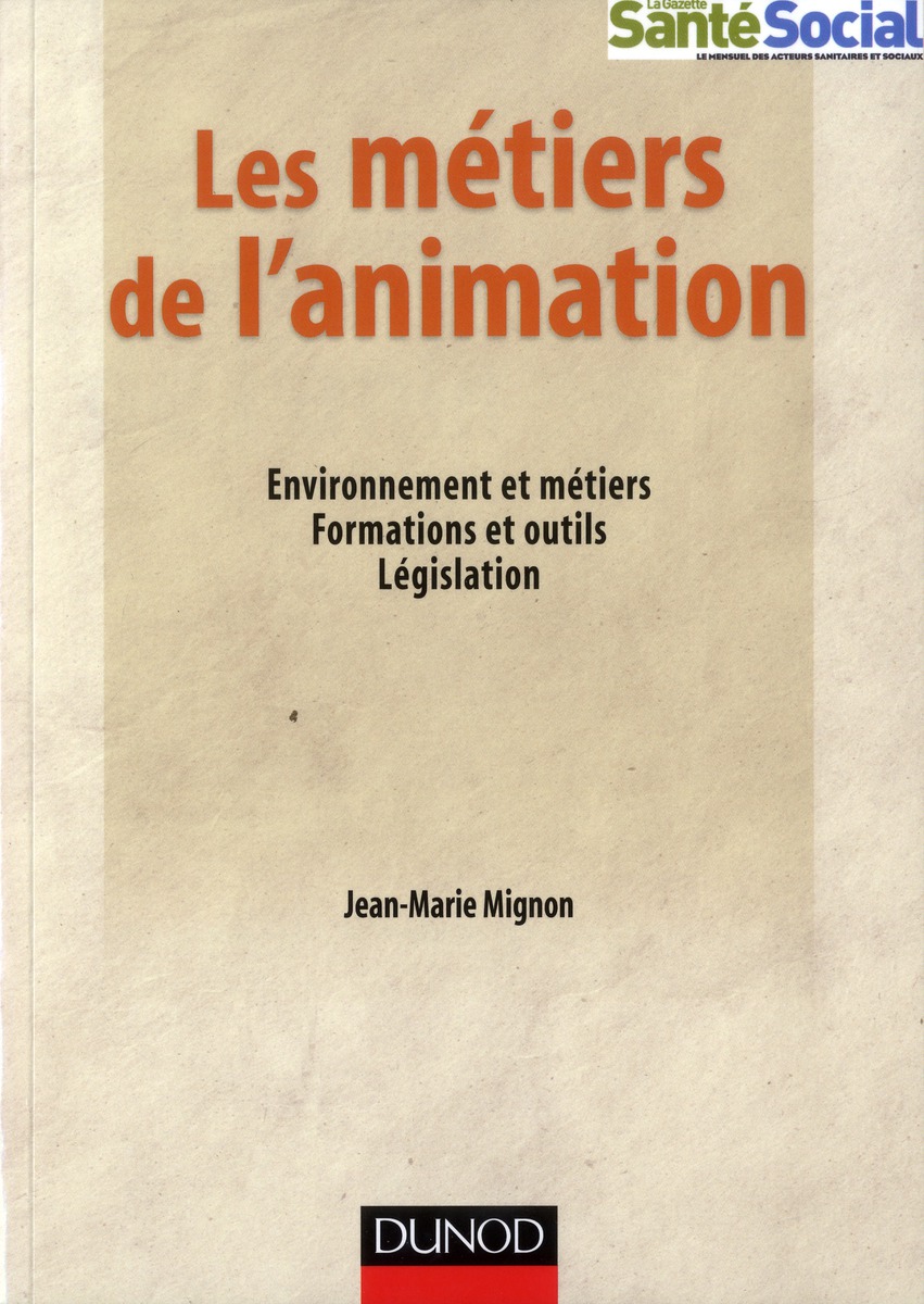 Les métiers de l'animation
