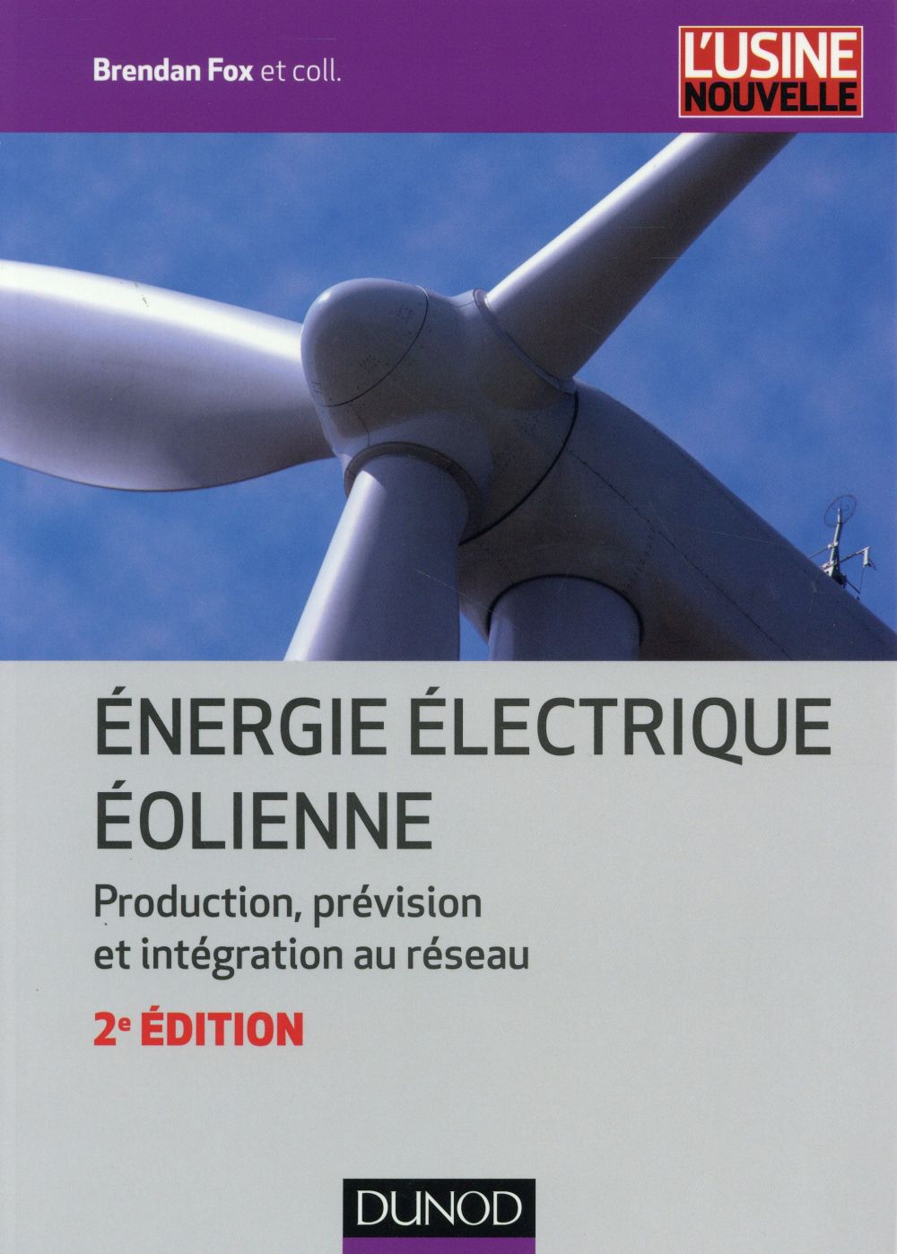 Energie électrique éolienne. Production, prévision et intégration au réseau, 2e édition