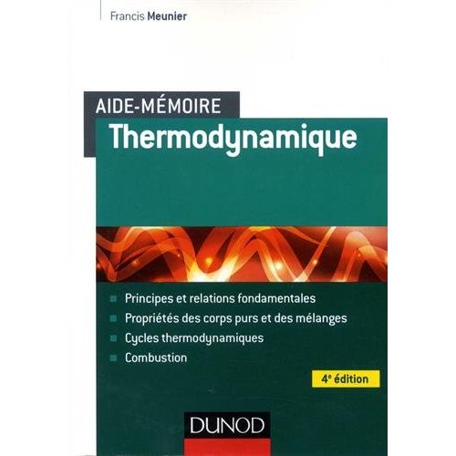 Thermodynamique. 4e édition
