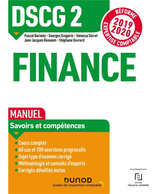 Finance DSCG 2. Manuel, Edition 2019-2020
