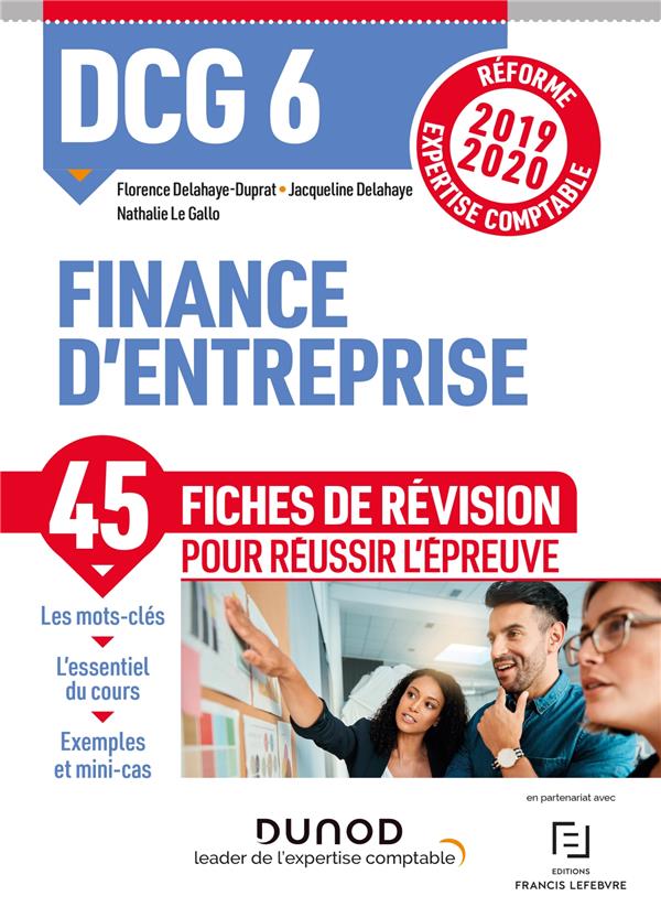DCG 6 Finance d'entreprise. Fiches de révision, Edition 2019-2020
