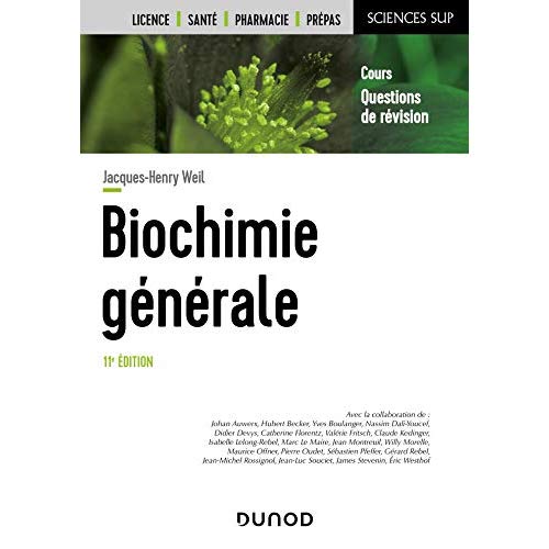 Biochimie générale. Cours et questions de révision, 11e édition