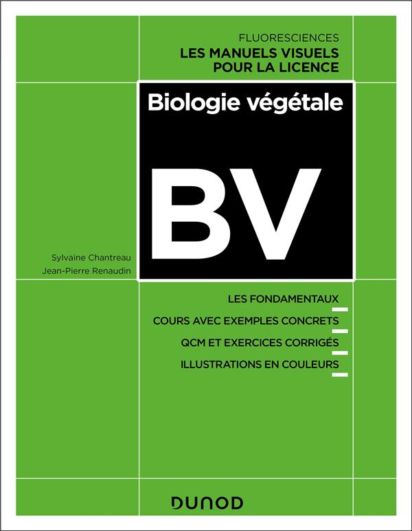 Biologie végétale. Les fondamentaux, Cours avec exemples concrets, QCM et exercices corrigés