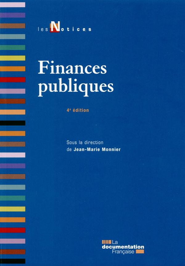 Finances publiques. 4e édition