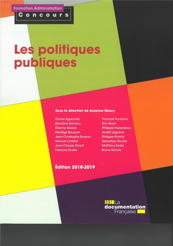 Les politiques publiques. Edition 2018-2019