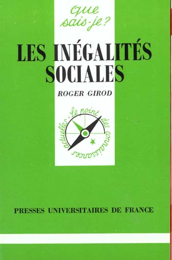 Les inégalités sociales. 2e édition