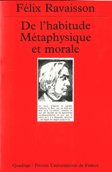 De l'habitude métaphysique et morale