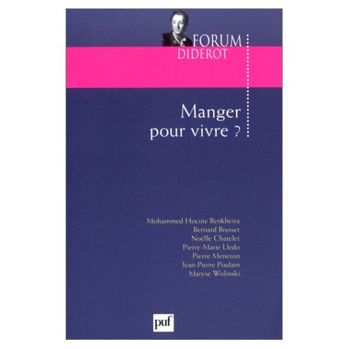 Manger pour vivre ?