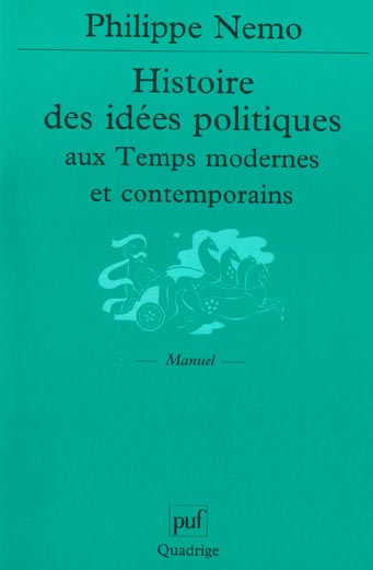 Histoire des idées politiques aux Temps modernes et contemporains