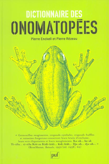 Dictionnaire des onomatopées