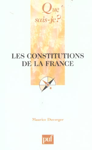 Les constitutions de la France. 14e édition revue et corrigée