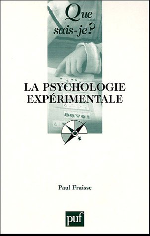 La psychologie expérimentale. 13e édition