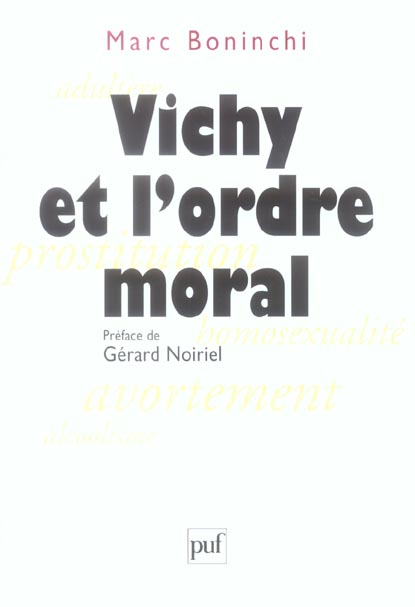 Vichy et l'ordre moral