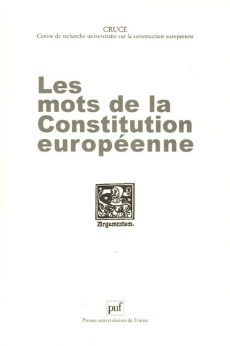 Les mots de la Constitution européenne